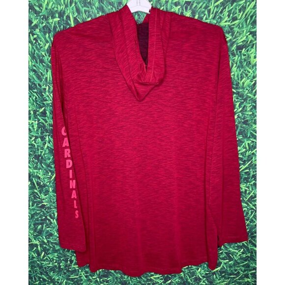 St. Louis Cardinals MLB The Nike Tee Dri-Fit Men’s 3XL Long Sleeve Hooded Shirt - Picture 3 of 4
